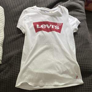 Jag säljer en Levis T-shirt. Den har en fläck som inte går bort i tvätten sen har den även två jätte små hål som man inte ser. 
