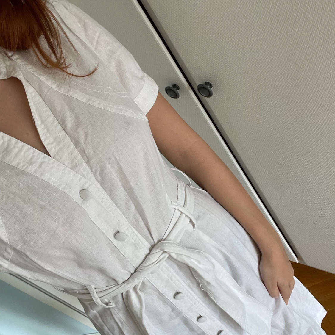 Vit vintage klänning - 91