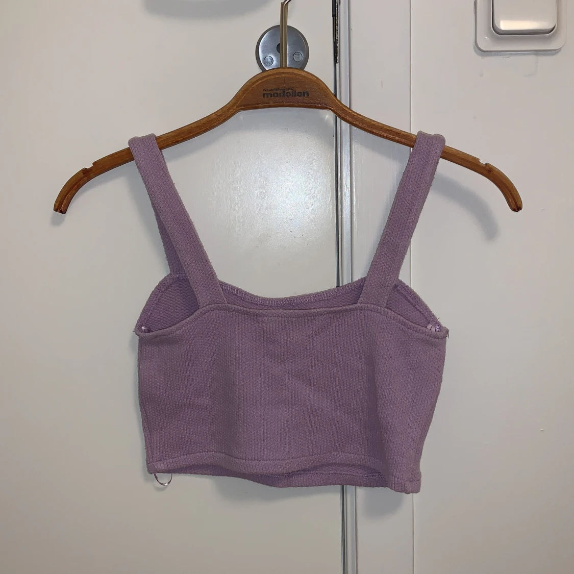 Lila crop top linne  - 90