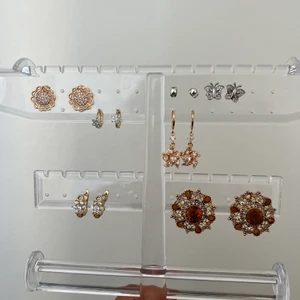 Silver and gold plated ear rings  - Prices are different 