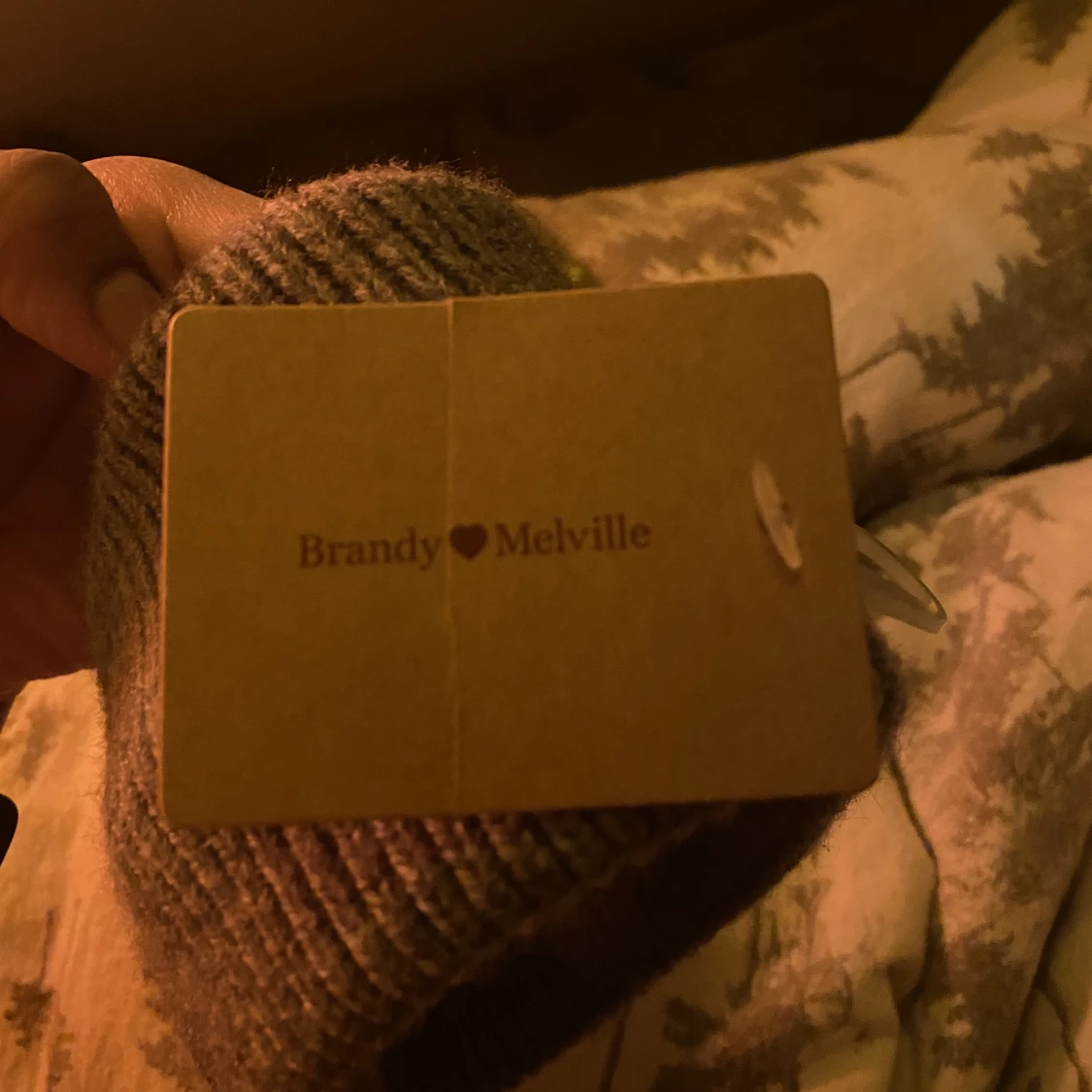 brandy melville stickat hårband - 91