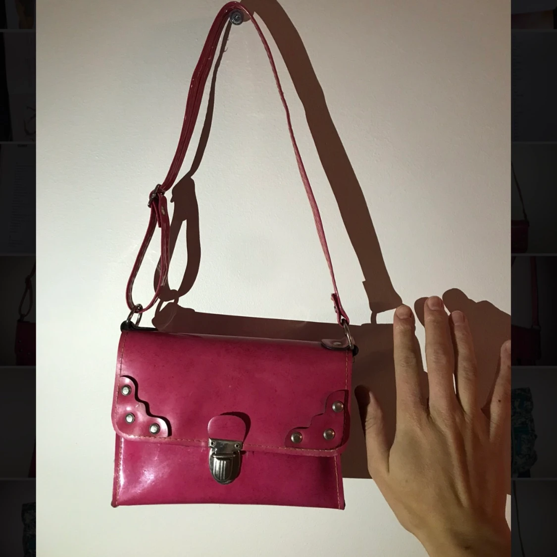 Rosa vintage väska  - 90