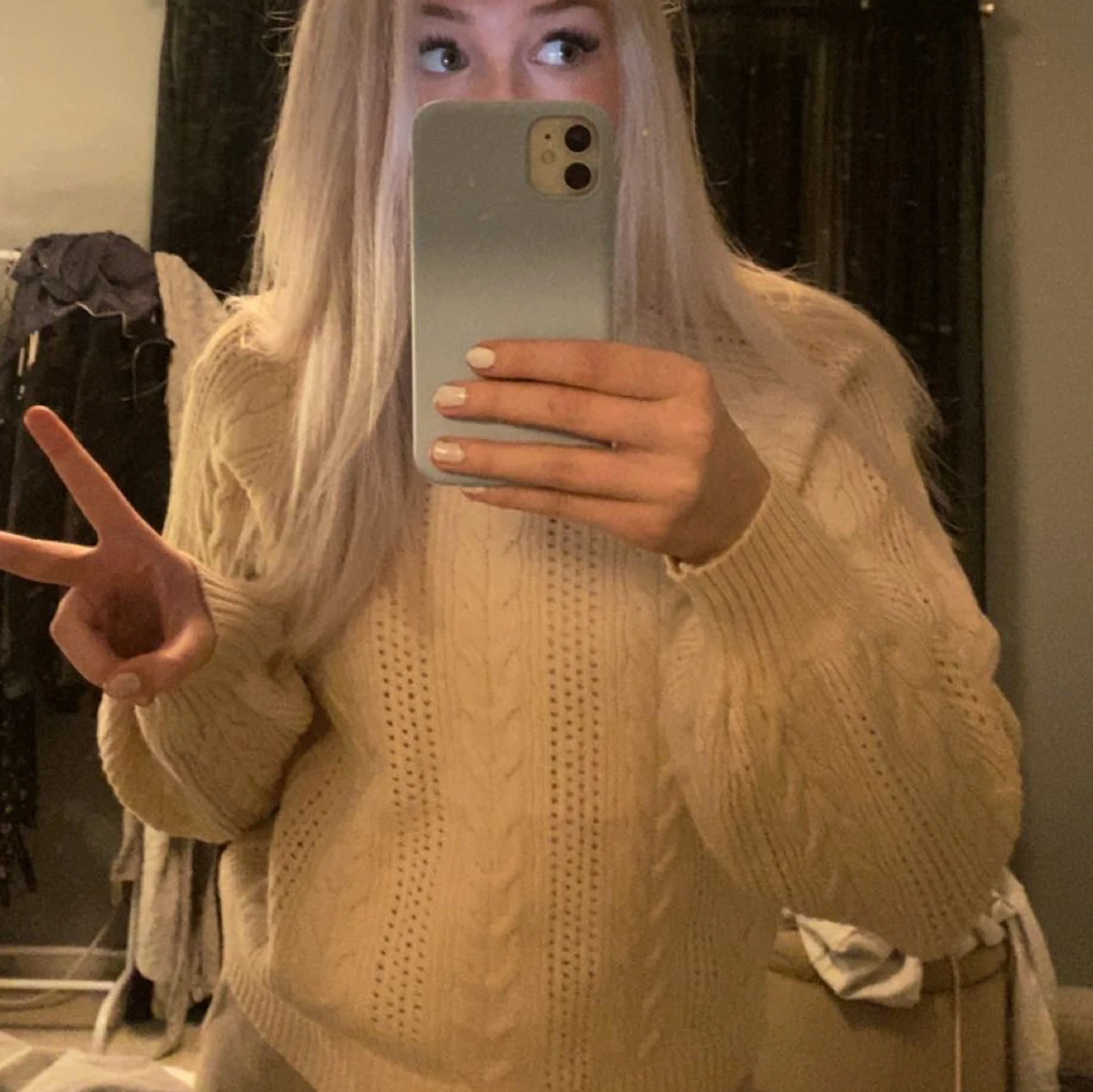 Stickad tröja  - 90