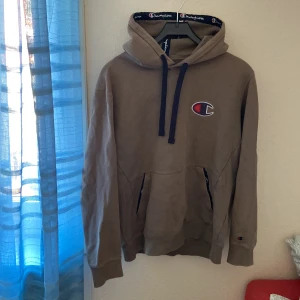 Champion Hoodie - Champion hoodie med snygg brun färg, det står XL men passar L bättre, annars är den jätteskön