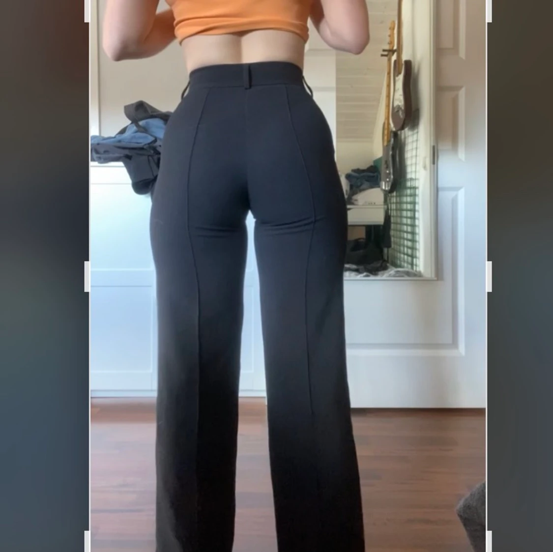 Svarta kostymbyxor - 90