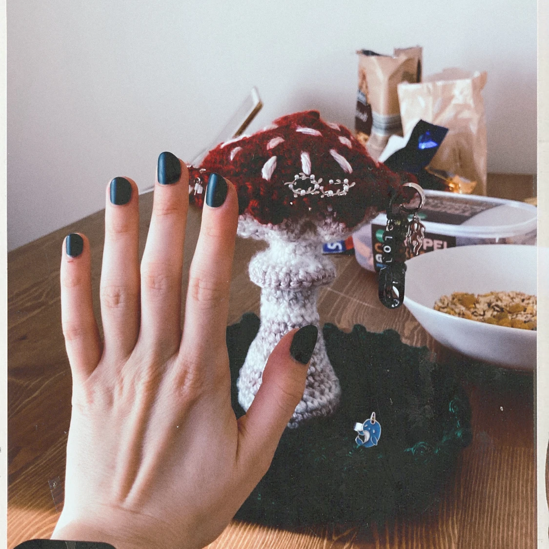 Mushroom jewelry holder - 91