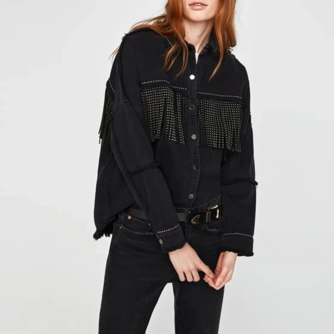 Jacka med fransar - 91