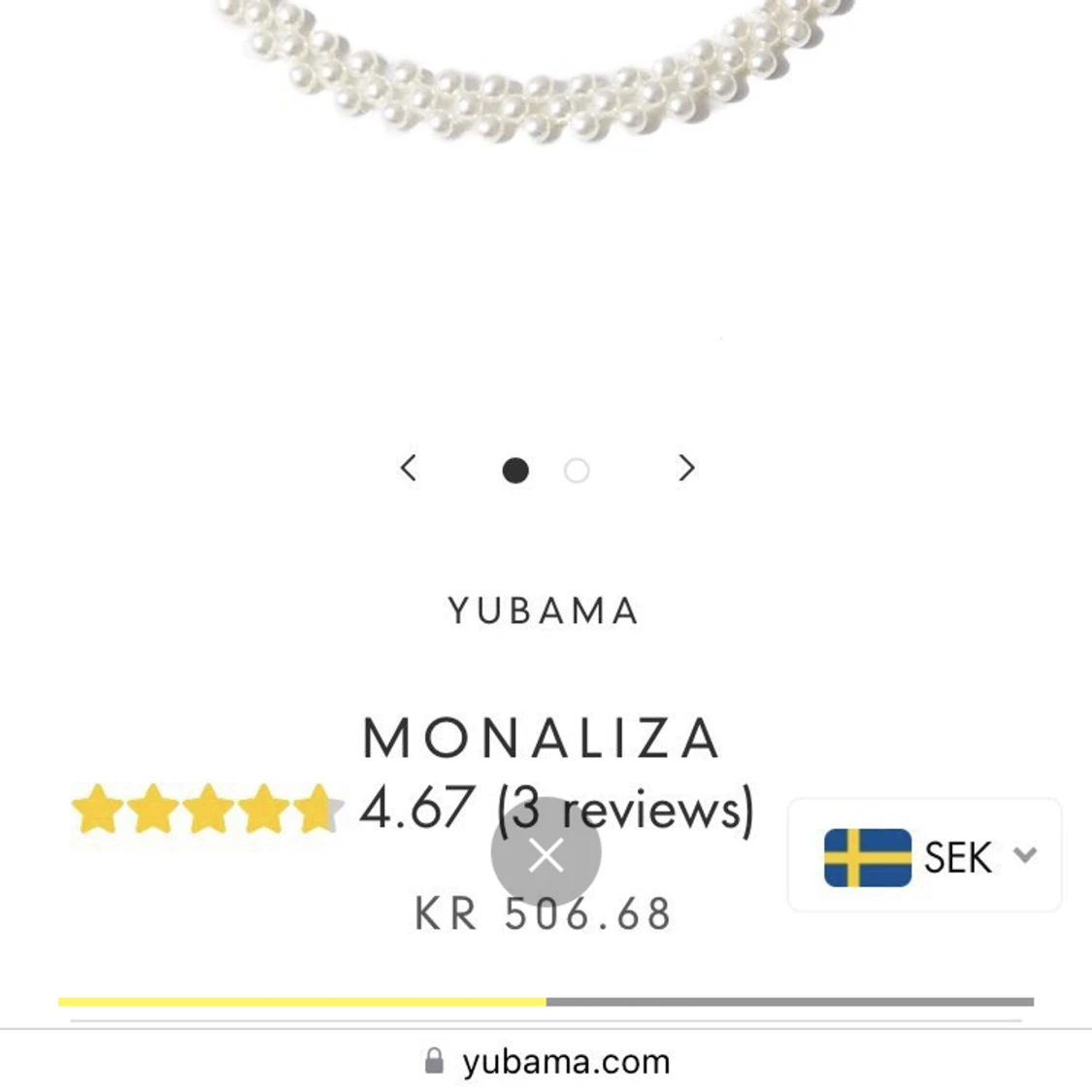 Halsband nästan oanvänd  - 90