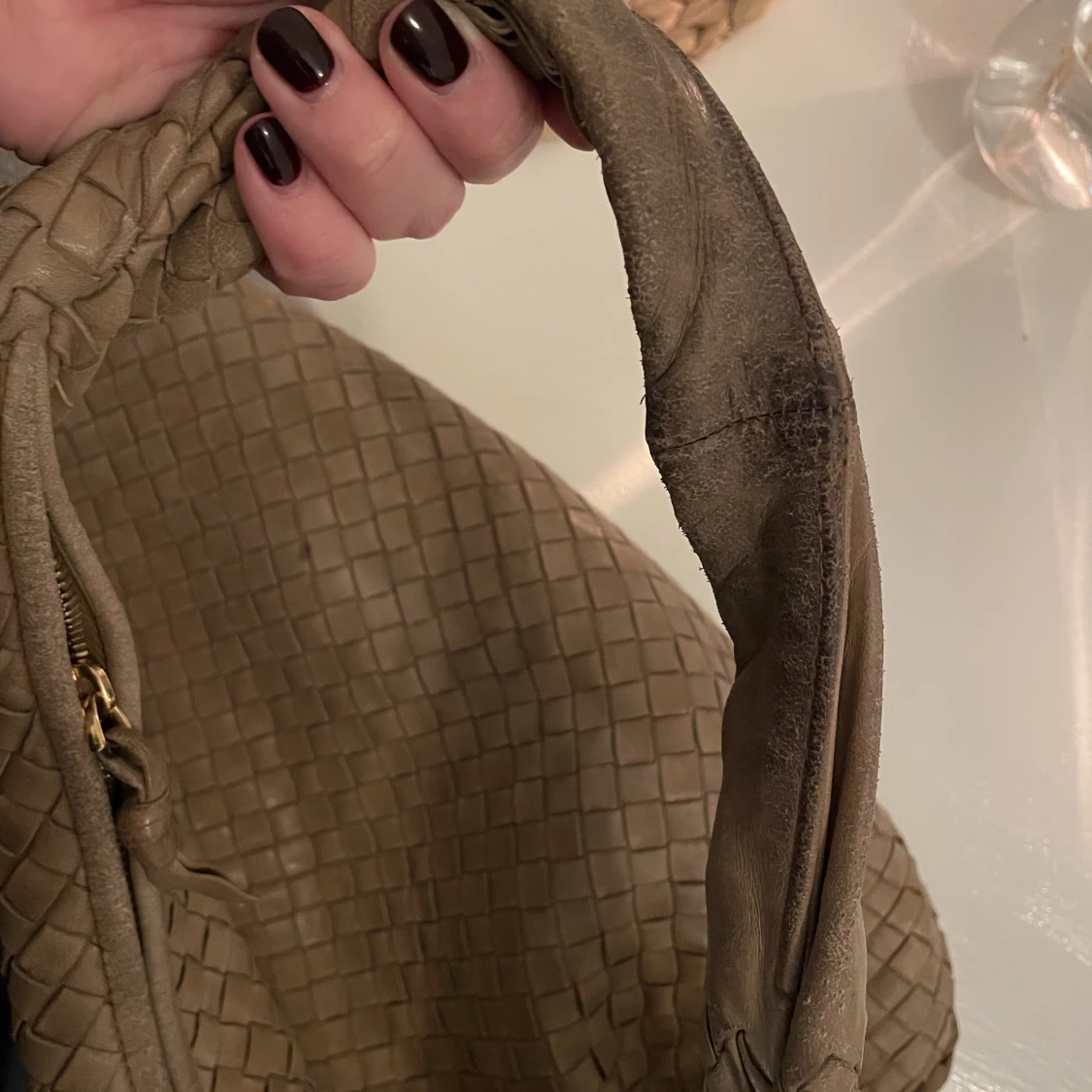 Bottega Veneta Hobo Bag - Beige  - 90