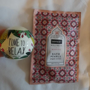 Badnomber - Nya oöppnade badbomber Grön te och argan doft