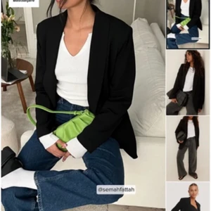 Svart kavaj - Super snygg svart kavaj från NA-KD i storlek 34. Använd en gång🫶🏽