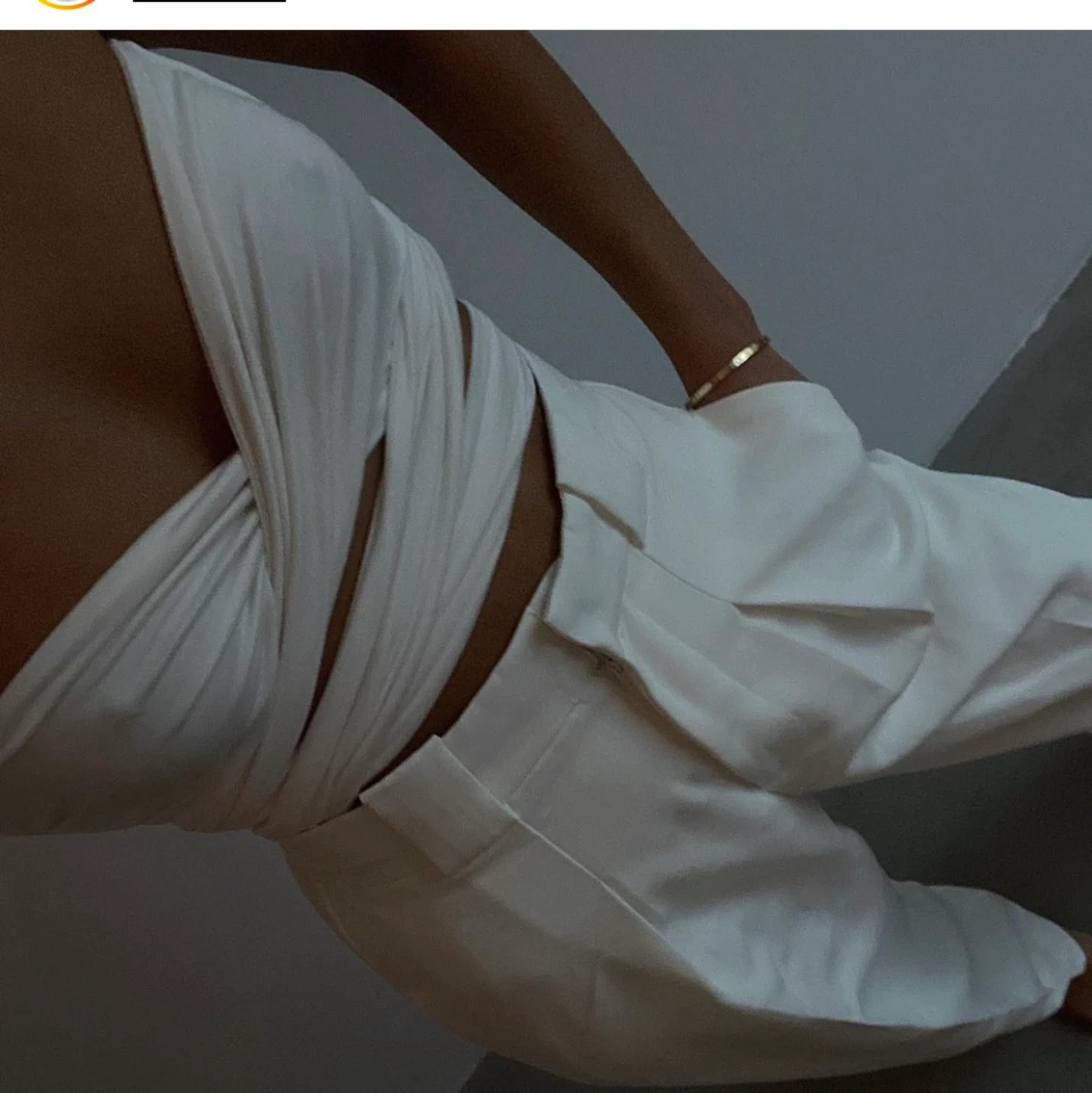 Ivory High Waisted Pants, storlek XS