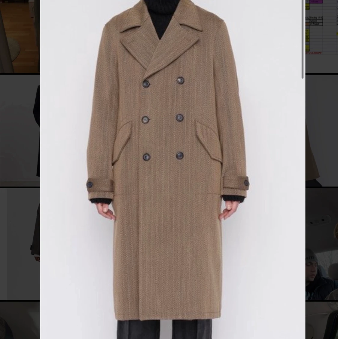 Our legacy double breasted coat  - 90