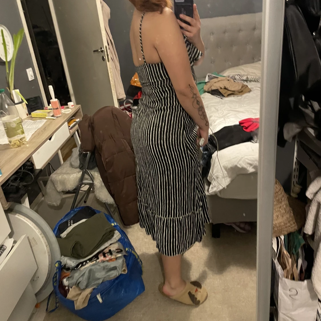 Randig klänning  - 90