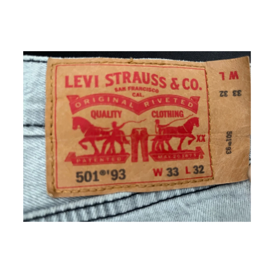 Levis 501 33/32 (något mindre i strlk)  - 91
