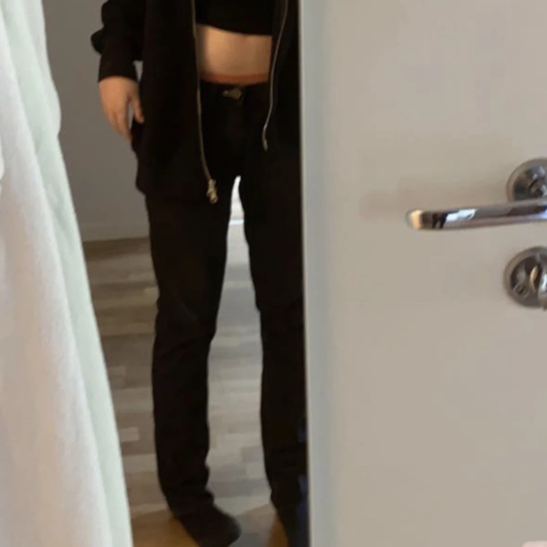 Lågmidjade acne studios jeans💕 - 90