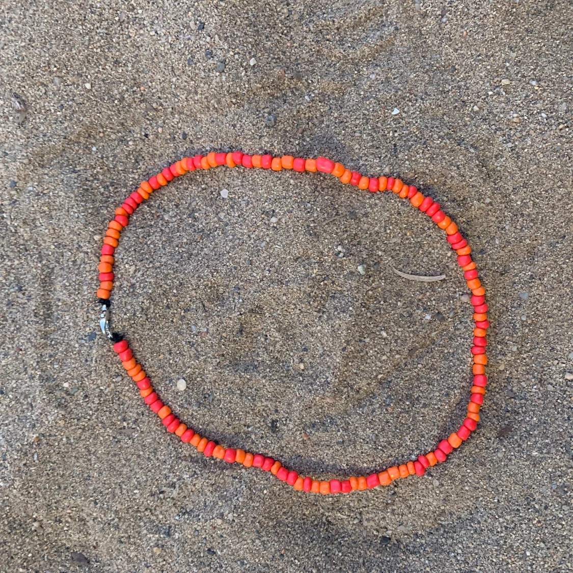 Rött-orange halsband ❤️🧡