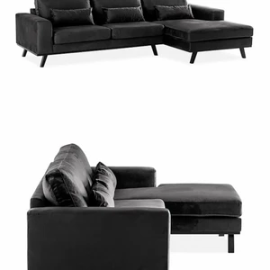 SOFFA M. FOTPALL (DIVAN) - Divansoffa från TradeMax, med tillhörande fotpall. Soffan är uppmonterad sedan decemer, 4,5 månader gammal och i fint skick! Mått på soffa- Bredd: 280cm Totalhöjd: 85cm Totaldjup: divan 160cm Totaldjup sits: 92 cm. Mått på pall- Bredd: 80cm Höjd: 47 cm Längd: 80cm Sitthöjd: 47 cm  