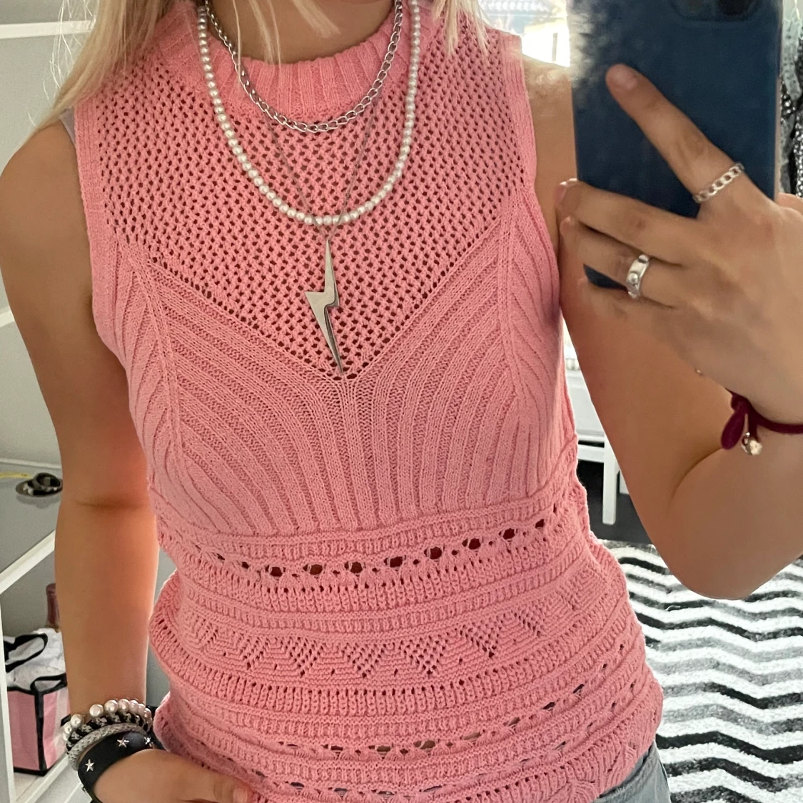 Stickad väst från Zara