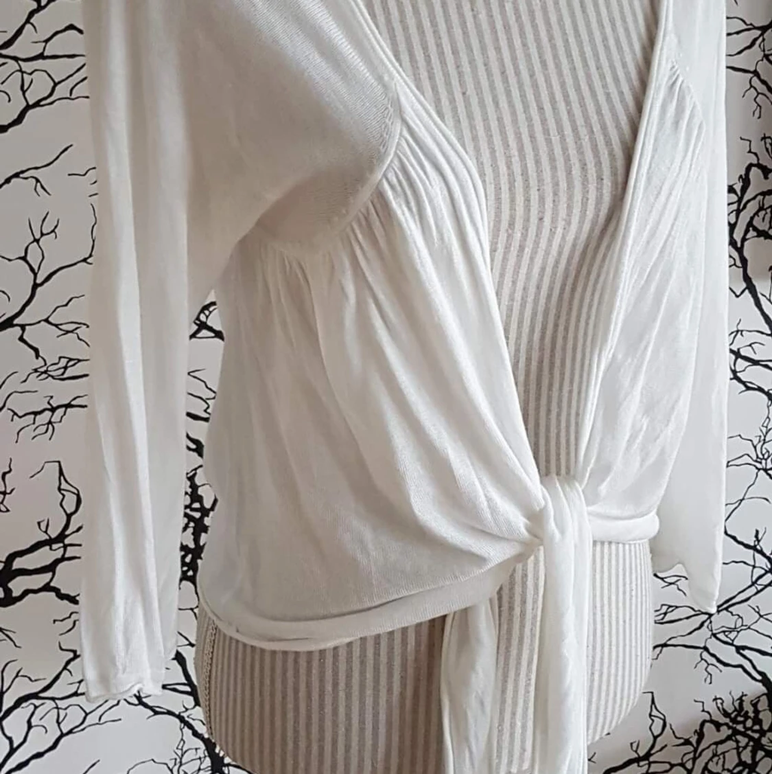 Rabalder snygg kofta topp i lin Nyskick Stl XS  - 91