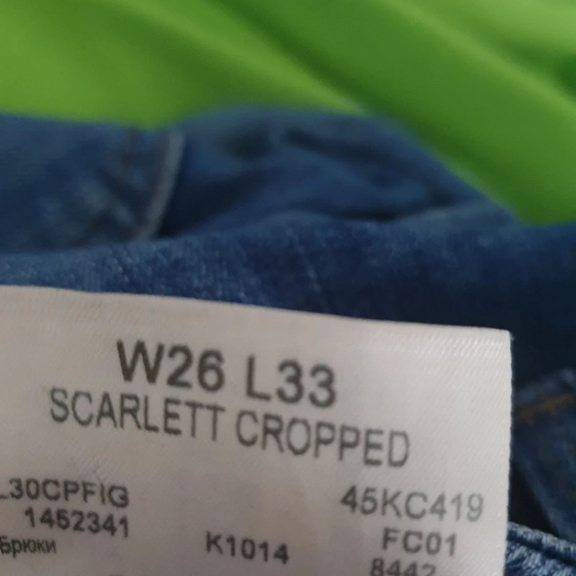 Lee scarlett cropped jeans  - 91