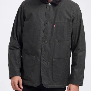 Levis jacka  - Halley stevensons levis jacka fodrad och varm med vaxad utsida, krage i manchester tyg   I superfint skick!  från herravdelningen. 