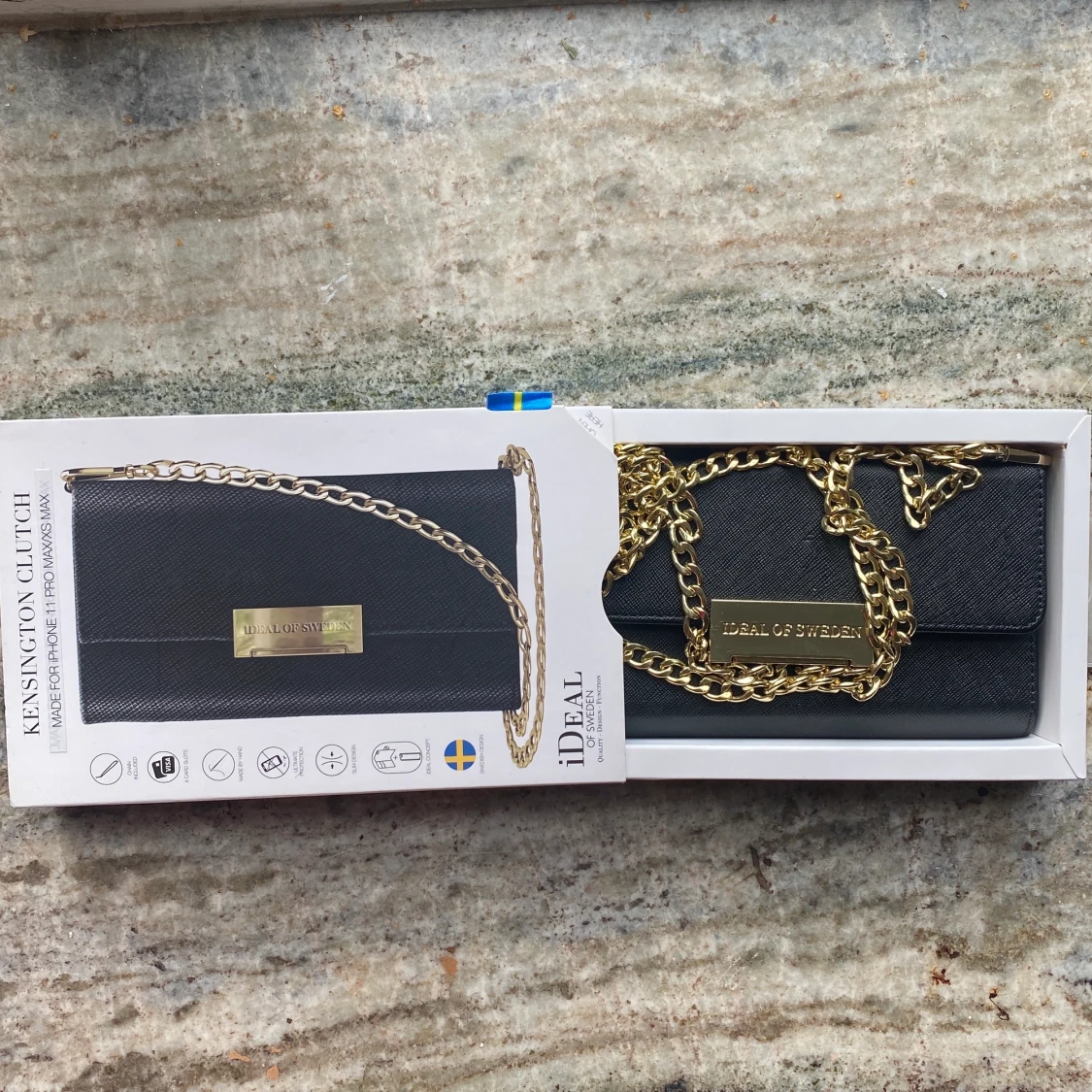 Svart Kensington Clutch Ideal Of Sweden