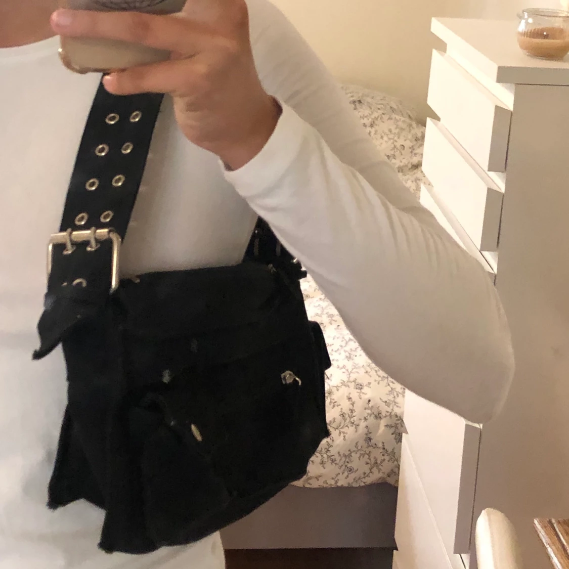 Svart shoulderbag🖤