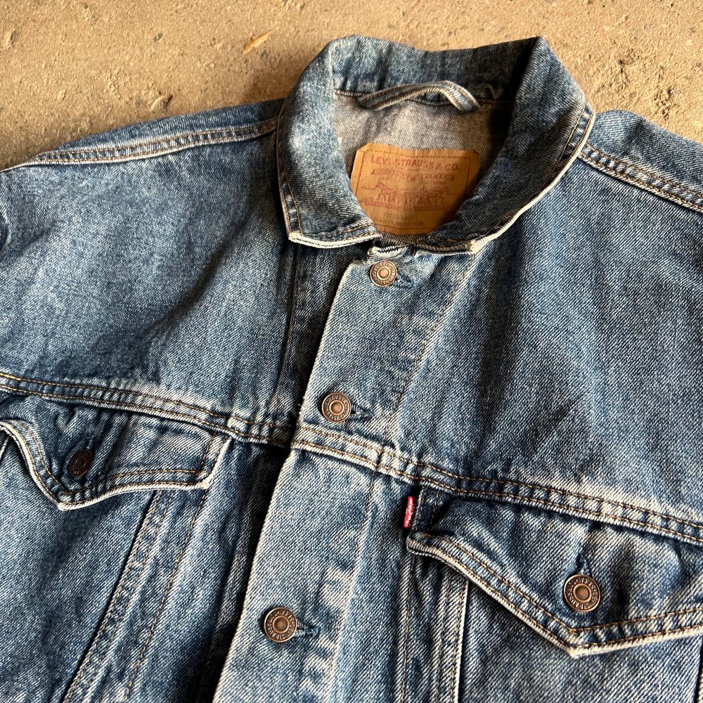 Blå Levis vintage jeansjacka Plick Second Hand