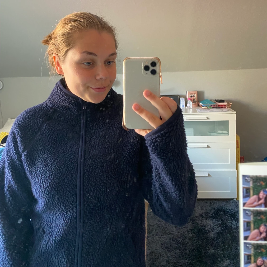 Teddy jacka monki i storlek xxs