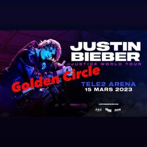 Säljer 3 Golden circle biljetter till Justin Biebers konsert i Stockholm 2023. — Bud på 3500kr