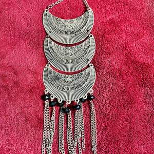 Necklace from India  Condition: New Material: silver colored stainless steel Necklace 