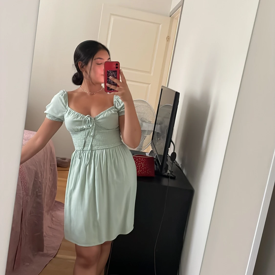 Mintgrön klänning
