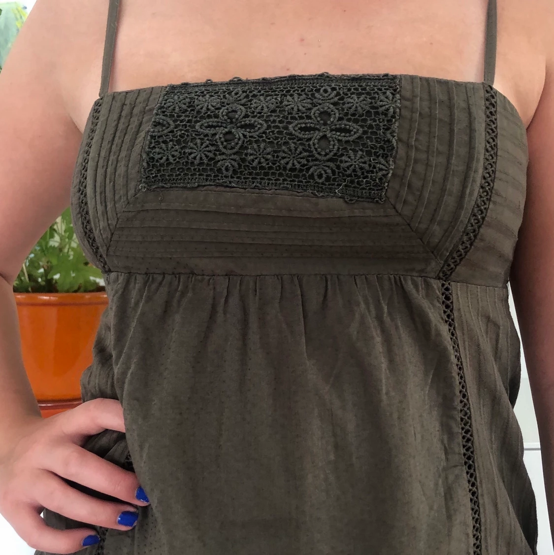 Grön klänning - 91