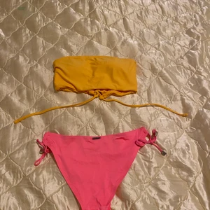 Jätte fint set - Gul å rosa