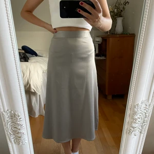 Silkes kjol  - Grå silkes kjol från nakd, enbart använd ett fåtal gånger.