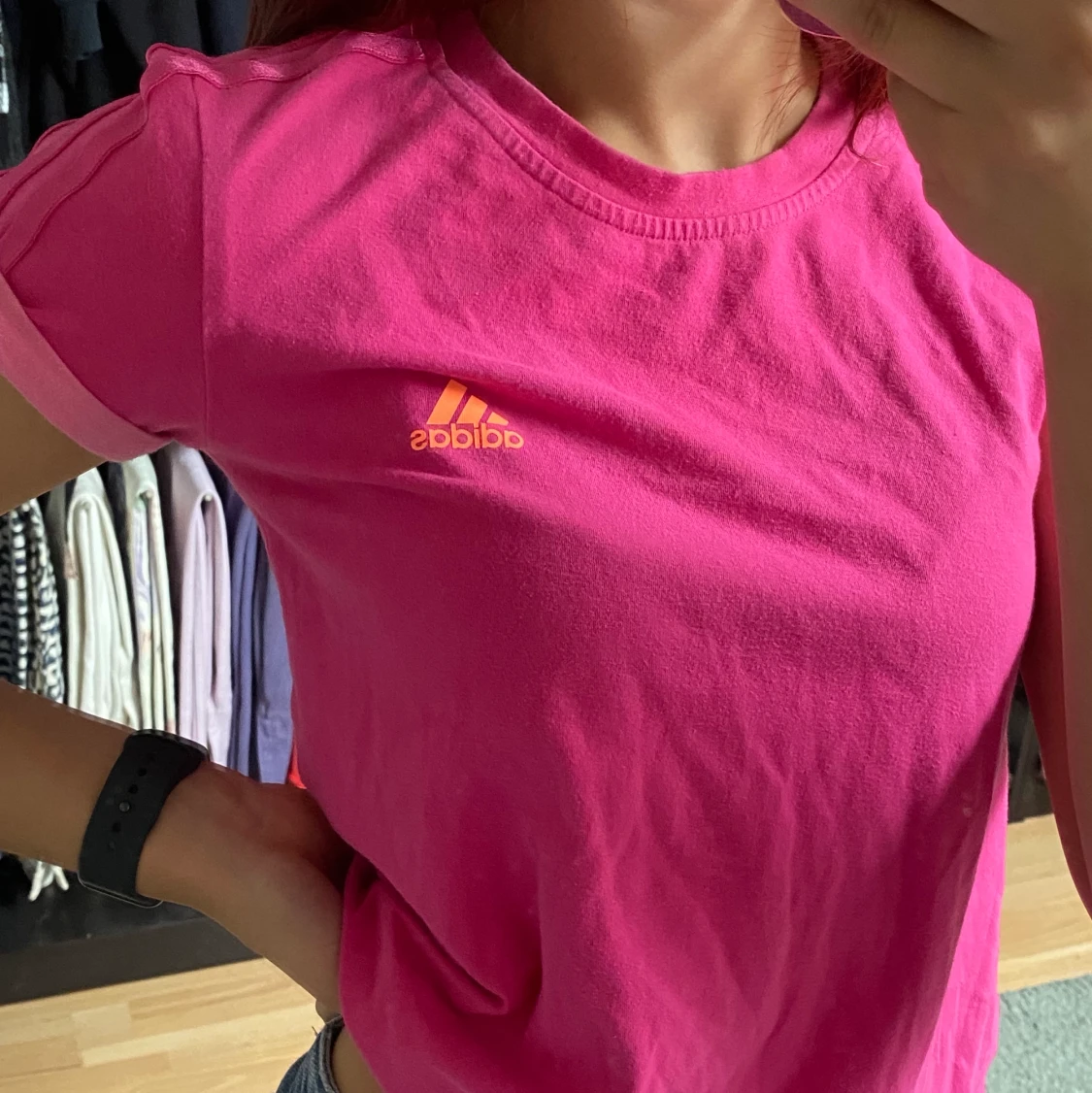 Rosa adidas tshirt - 90