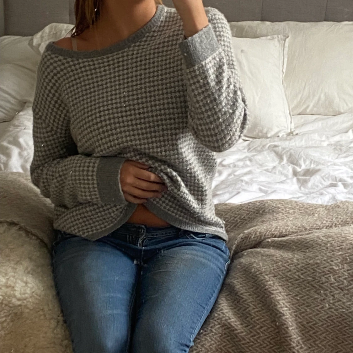 Stickad tröja från Edblad  - 90