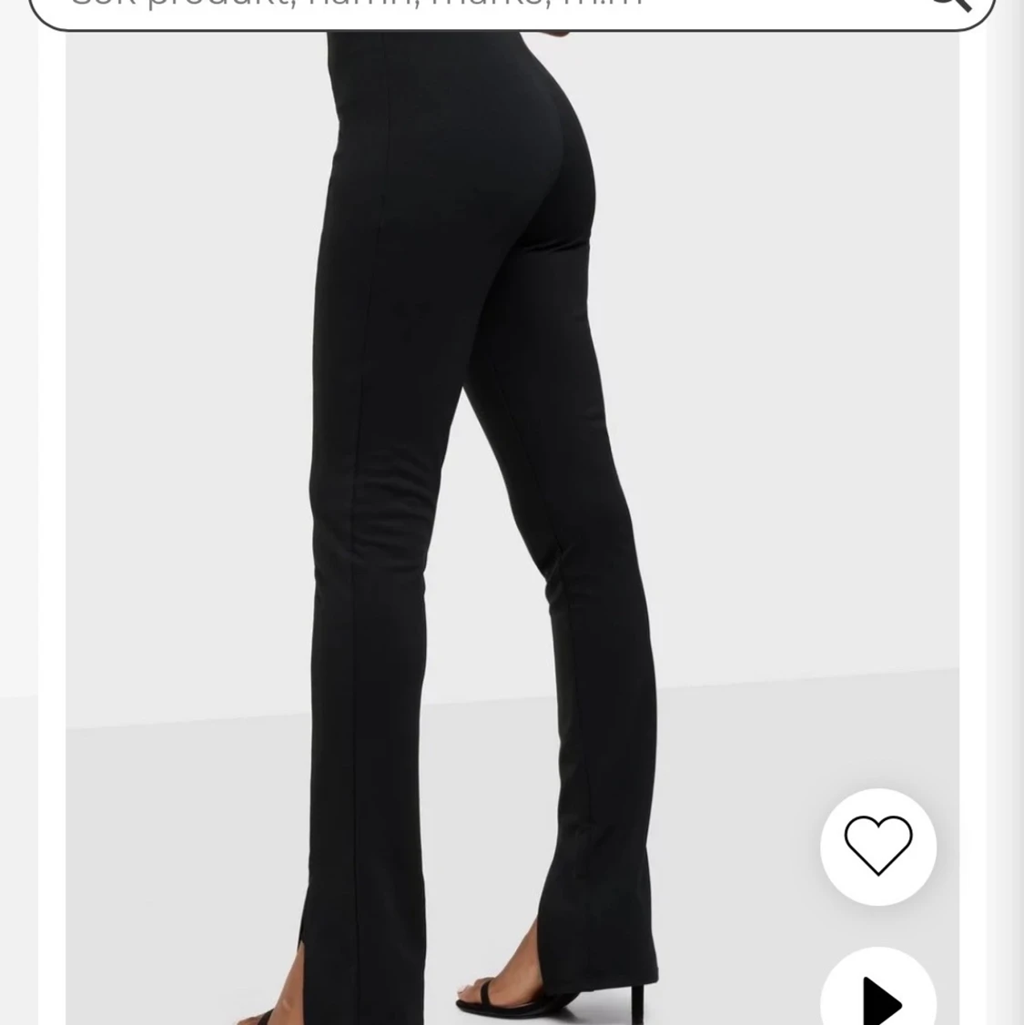 High Waist Slit Pant - 90