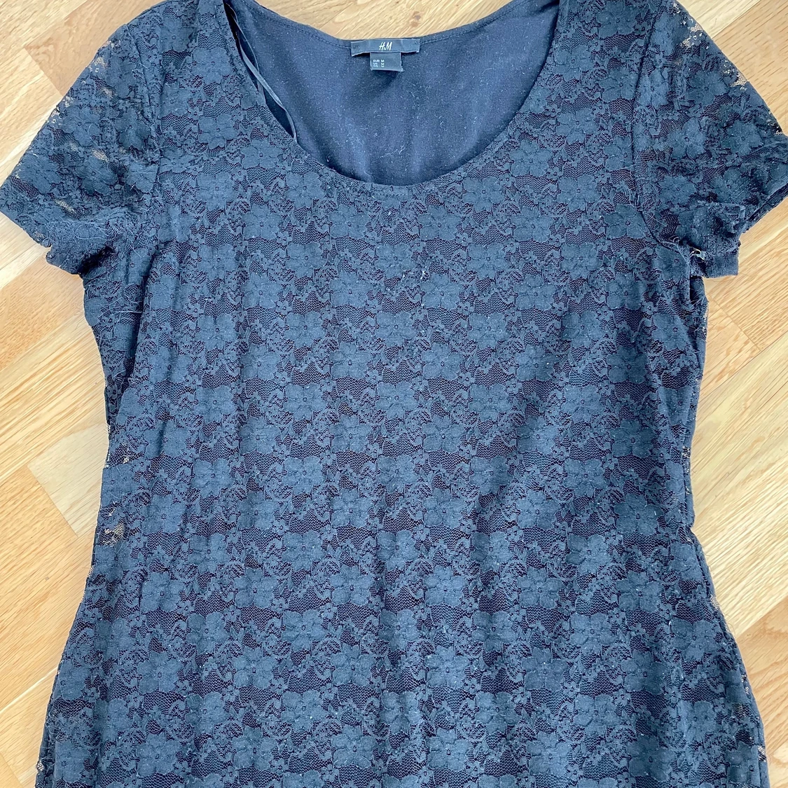 Svart lace klänning storlek m - 90