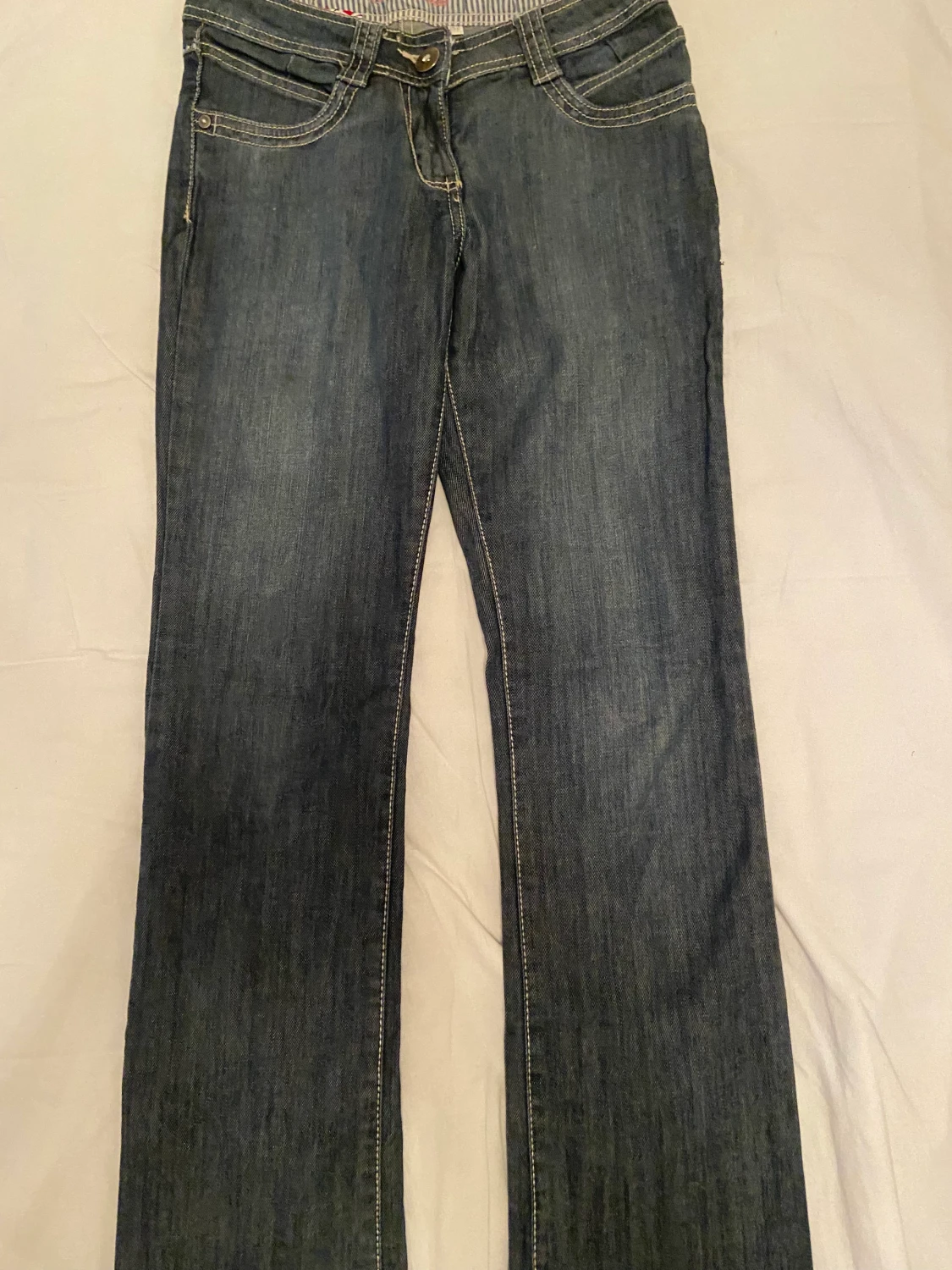 Lågmidjade jeans (storlek 152-158) - 90