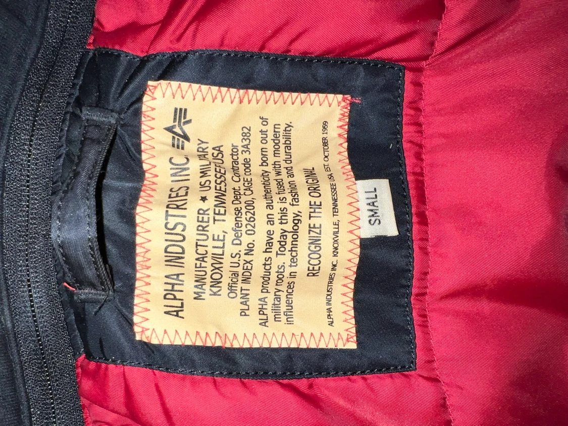 Alpha Industries MA-1 D-Tec (Jacka) - 90