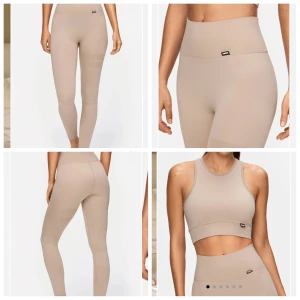 Tights & sportbh - Träningstights i strl S och sportbh i strl M från Stronger. Oanvända pga fel färg för min hud, annars fin beige och jättesköna träningskläder. Ska lätt köpa en annan färg! Tights: 350:- Sportbh: 150:- Svep till höger för egna bilder. 