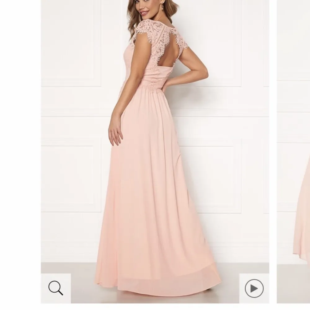 Rosa balklänning, aldrig använd. Är 170 och för mig passar längden med ett par klackar till. Skriv privat för mer frågor och bilder, köparen står för frakten❤️. Klänningar.