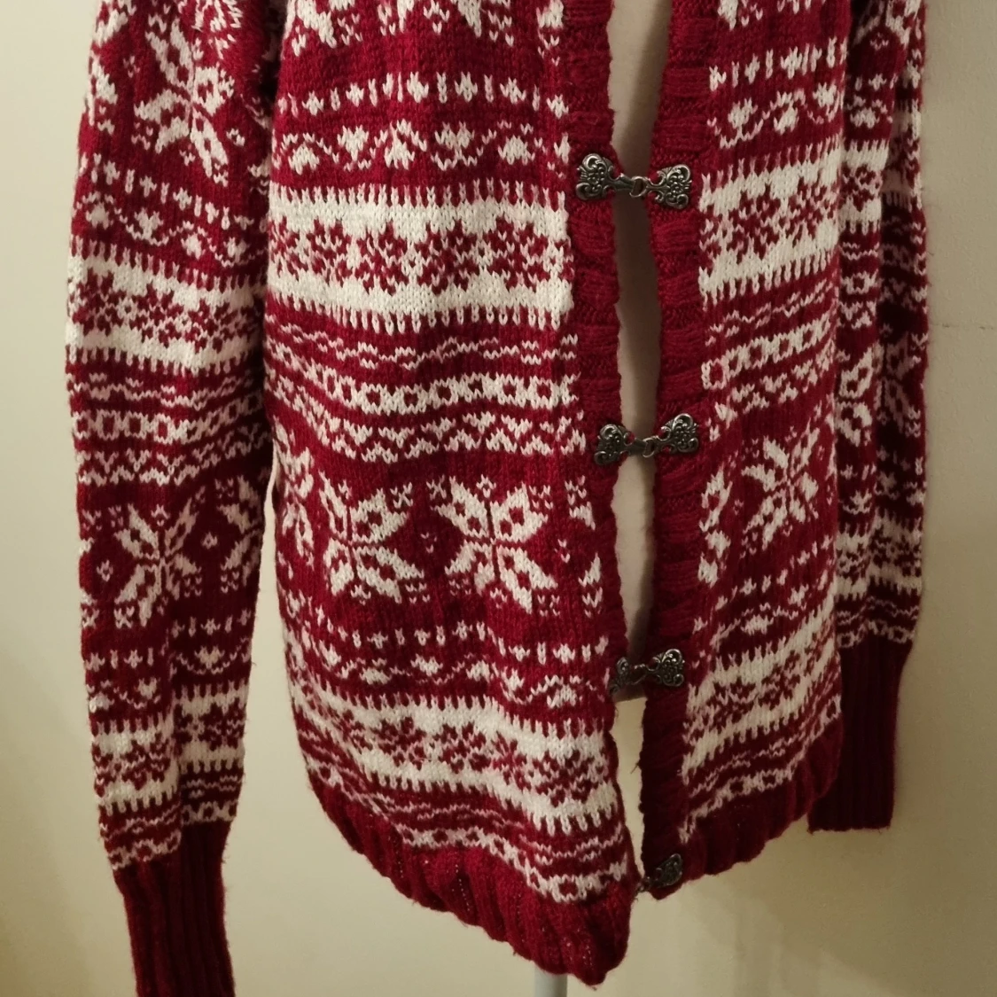 Stickad kofta, ny - 90