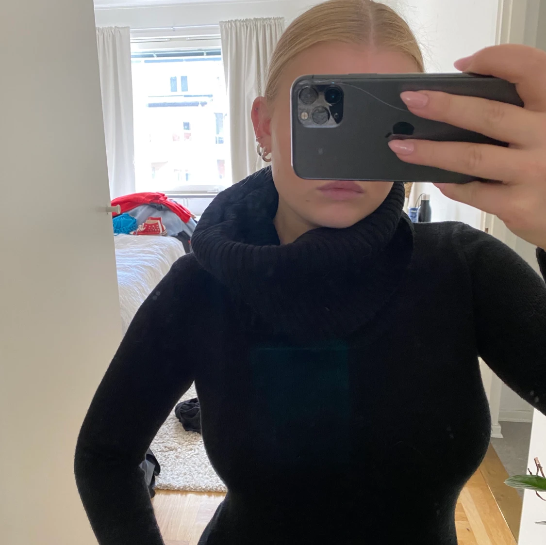 Stickad klänning - 90