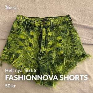 Oanvända FashionNova shorts. Strl. S.  