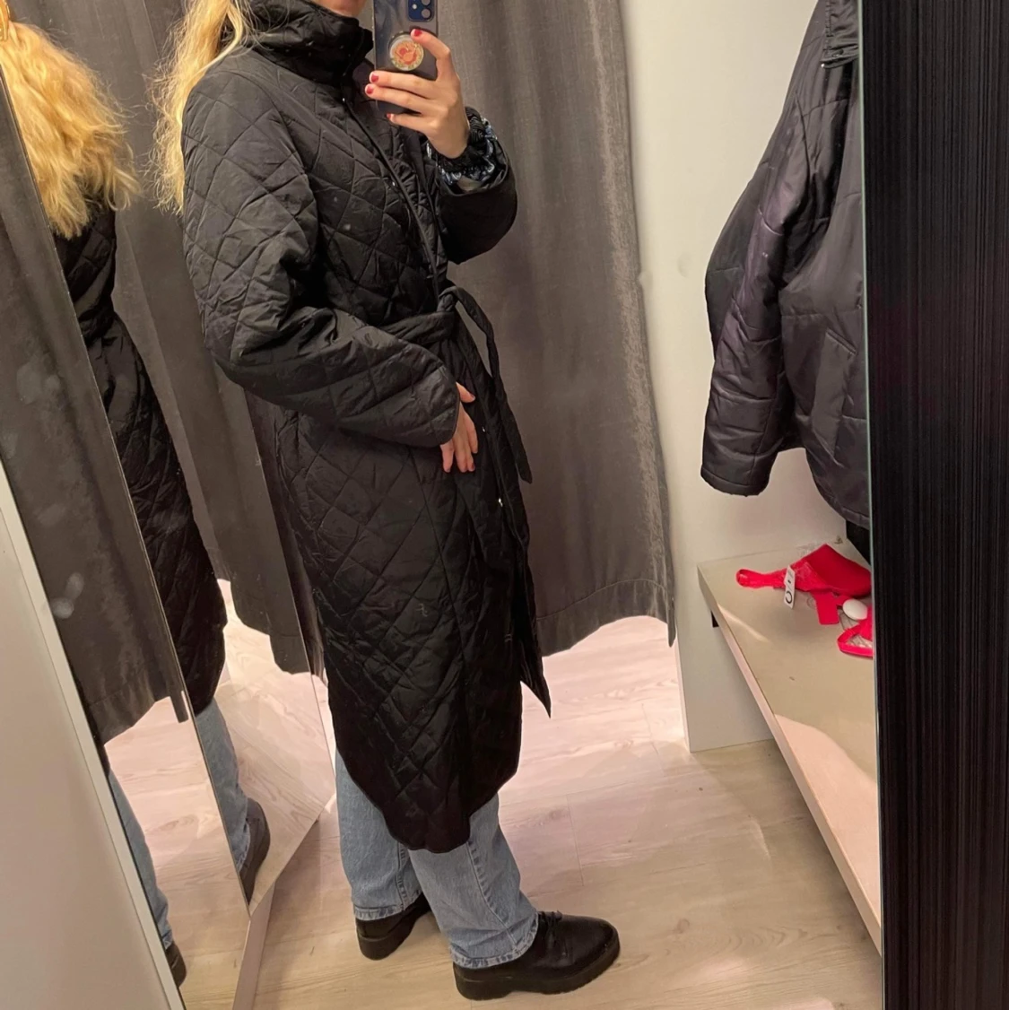 Svart padded Kappa jacka medium  - 91