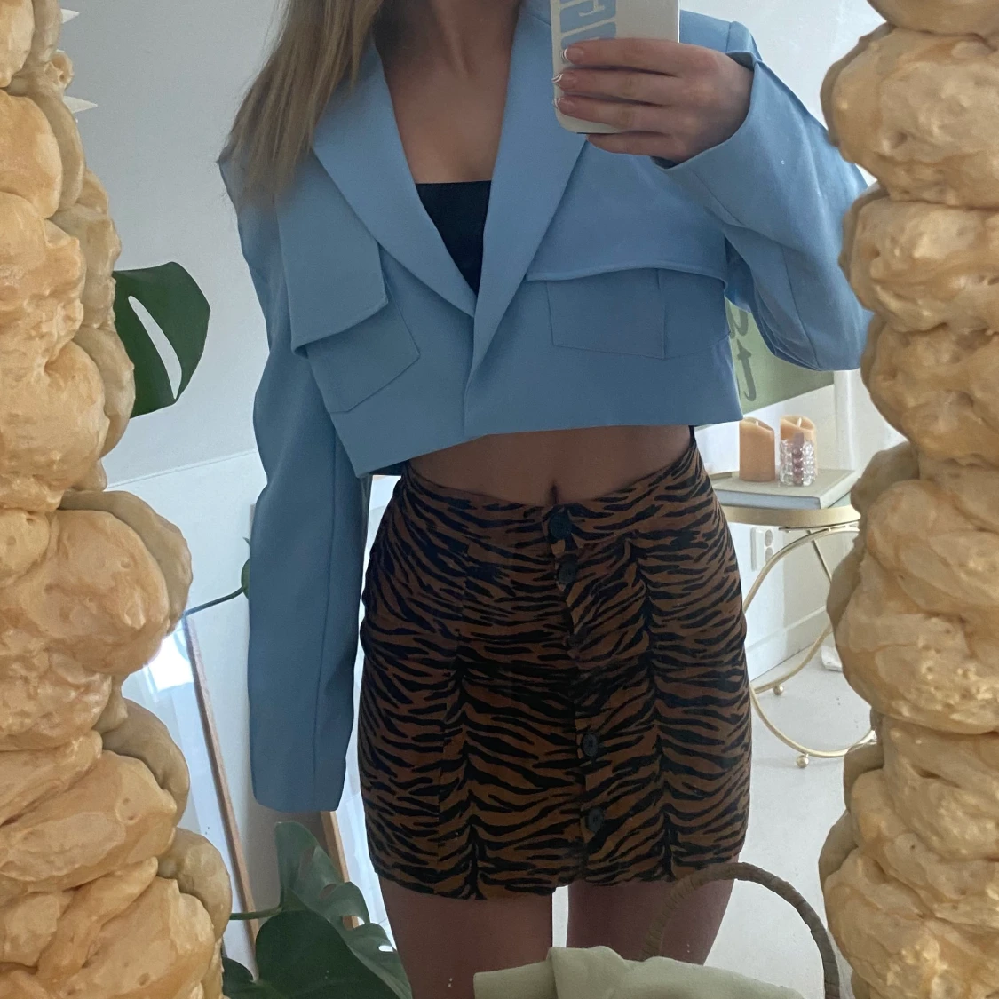 söt kjol i tigermönster🐯