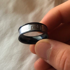 Silver ring - Stainless steele silver ring i stl 6.5cm